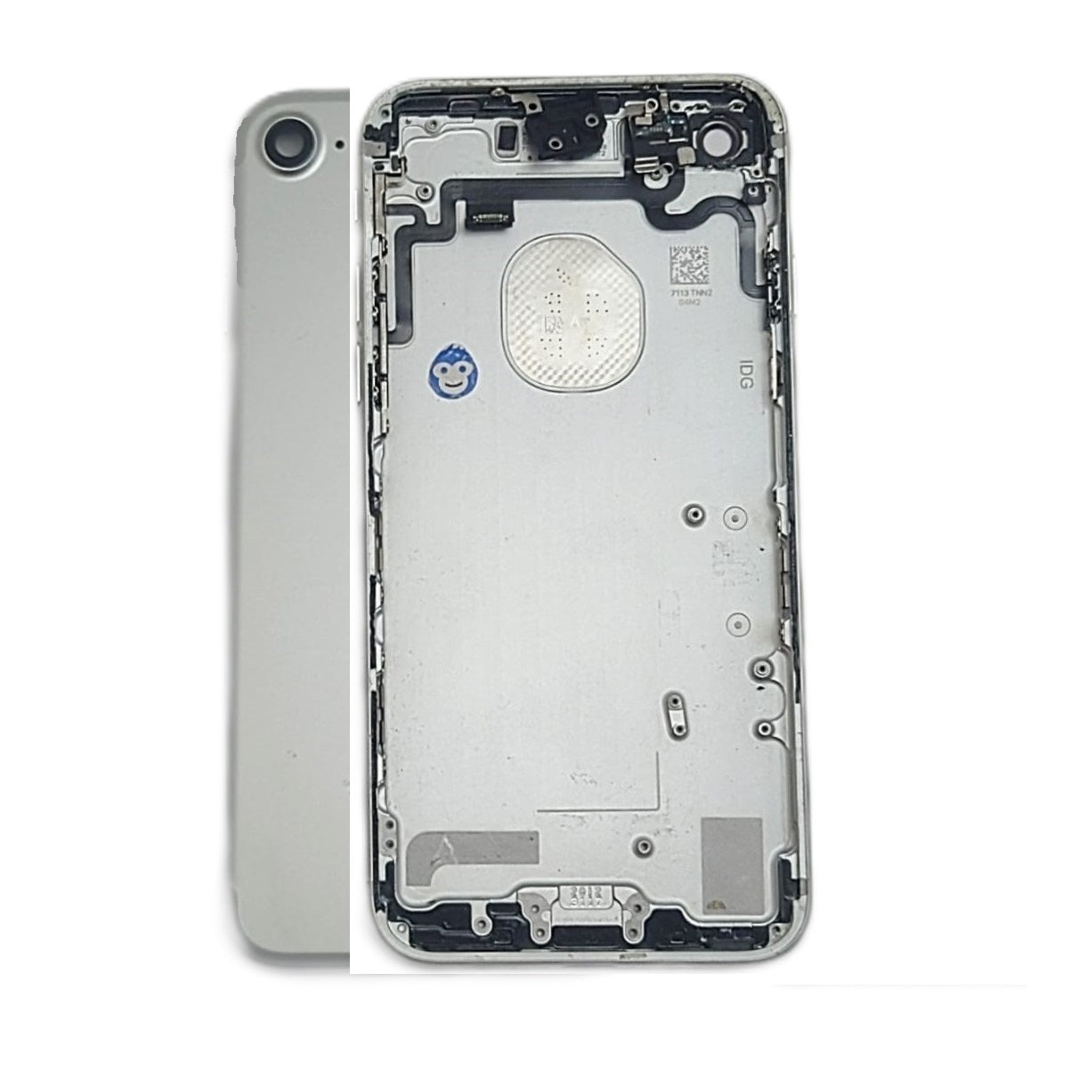 IPHONE 7G SILVER HOUSING CHASSIS WITHOUT SMALL PARTS - GRD AB