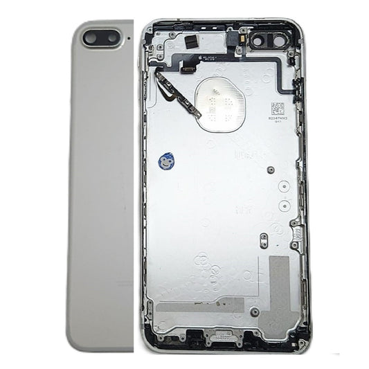 IPHONE 7P 7 PLUS WHITE (SILVER) CHASSIS HOUSING WITHOUT SMALL PARTS - GRD AB