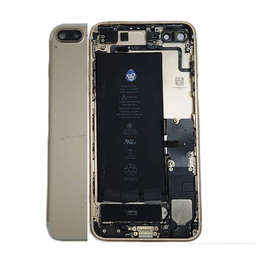 IPHONE 7P 7 PLUS GOLD CHASSIS HOUSING WITH SMALL PARTS - GRD AB
