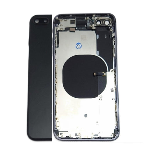 IPHONE 8P 8 PLUS SPACE GREY (BLACK) HOUSING CHASSIS WITHOUT SMALL PARTS - GRD AB