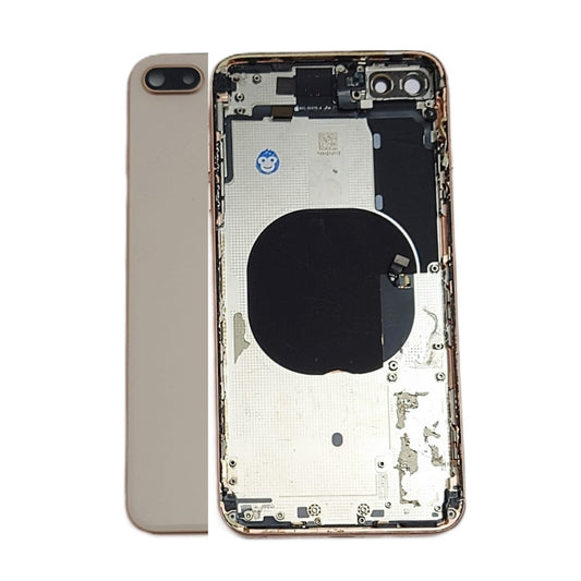 IPHONE 8P 8 PLUS GOLD HOUSING CHASSIS WITHOUT SMALL PARTS - GRD AB