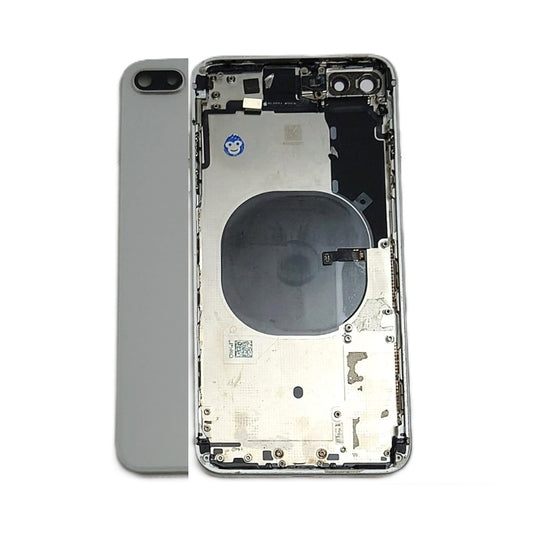 IPHONE 8P 8 PLUS WHITE (SILVER) HOUSING CHASSIS WITHOUT SMALL PARTS - GRD AB