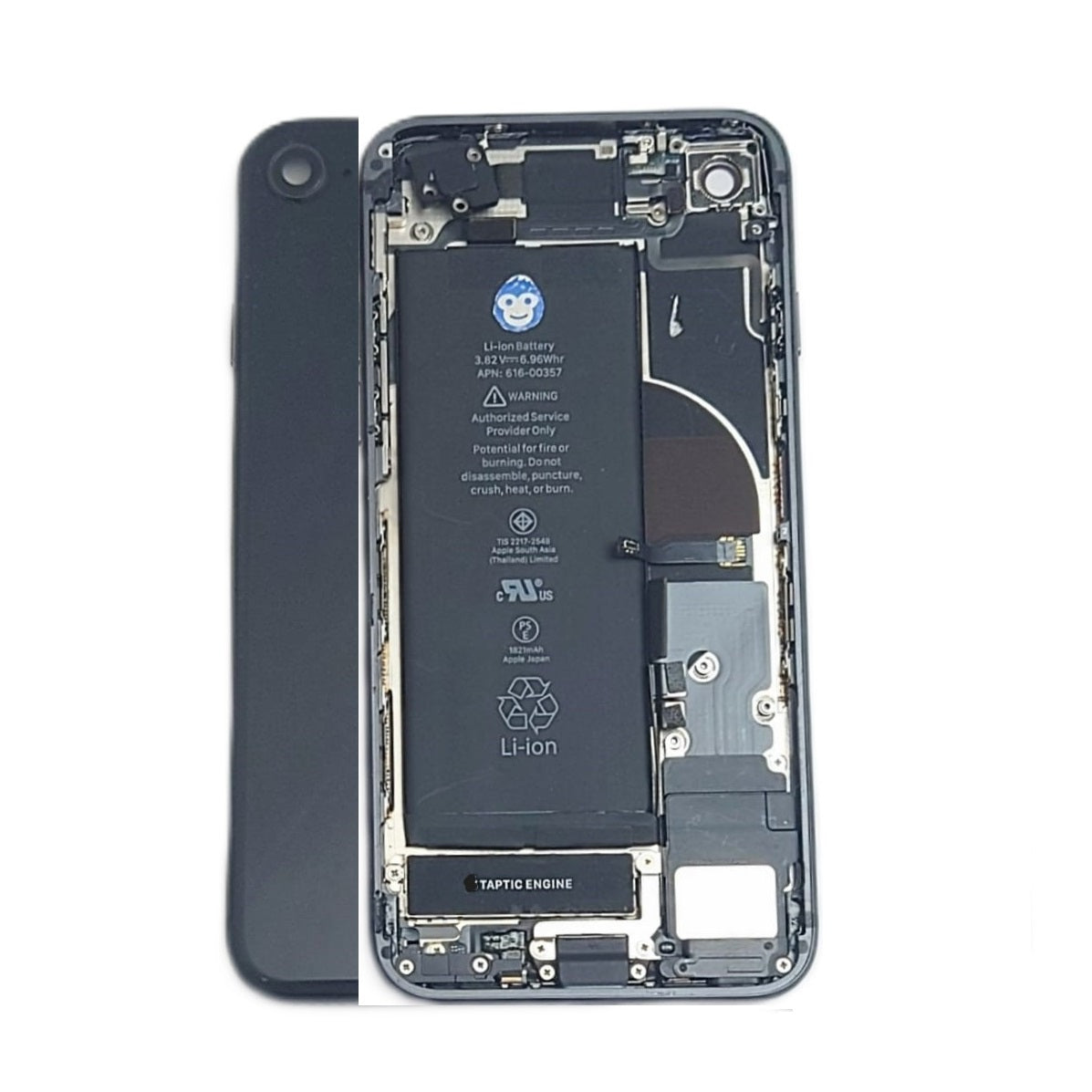 IPHONE 8 8G SPACE GREY (BLACK) CHASSIS HOUSING WITH SMALL PARTS - GRD AB
