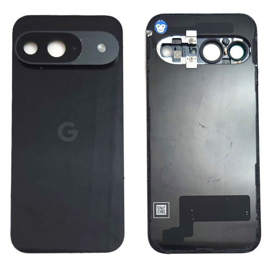 BACK COVER CHASSIS CAMERA LENS GOOGLE PIXEL 9 OBSIDIAN (BLACK) - GRADE AB