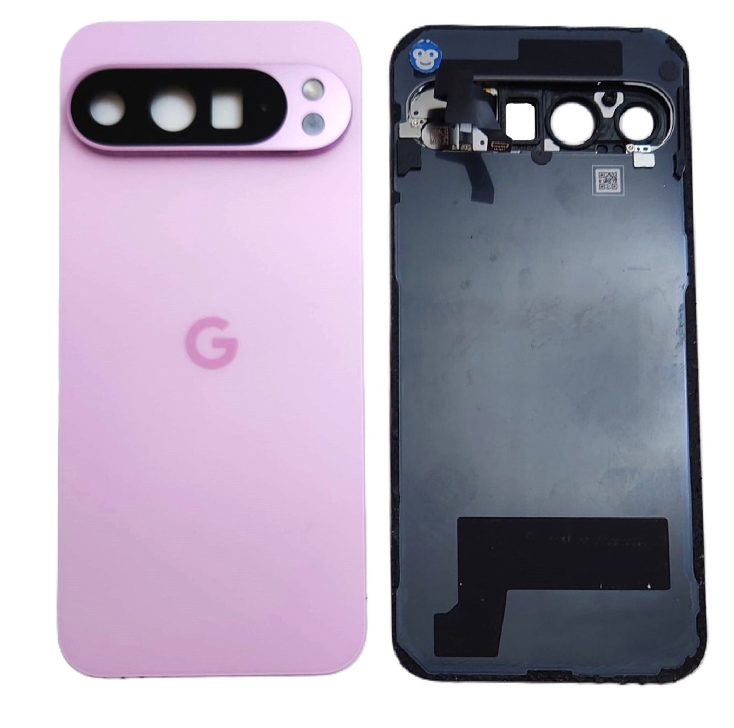 BACK COVER CHASSIS CAMERA LENS GOOGLE PIXEL 9 PRO XL ROSE QUARTZ (PINK) - GRADE AB