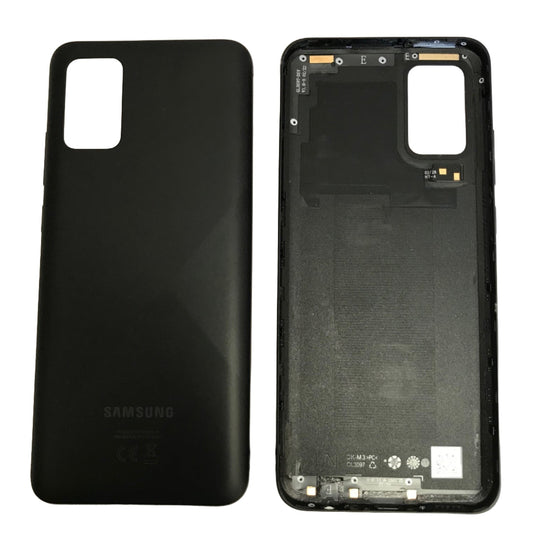 Back Battery Cover Samsung Galaxy A02S A025G Black - GRADE AB