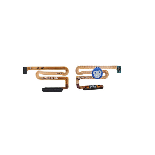 Finger print scanner sensor flex power button Samsung Galaxy A047 Black - GRADE AB