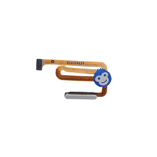 Finger print scanner sensor flex power button Samsung Galaxy A047 White - GRADE AB