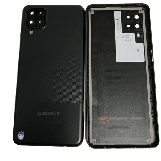 Back Battery Cover for Samsung Galaxy A12 A12 NACHO A125 A127 Black - GRADE AB