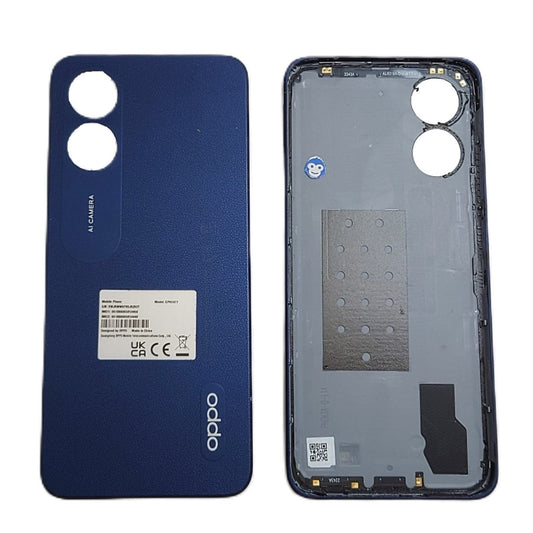 BACK BATTERY COVER OPPO A17 BLACK CPH2477 - GRADE AB