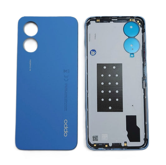 BACK BATTERY COVER OPPO A17 BLUE CPH2477 - GRADE AB