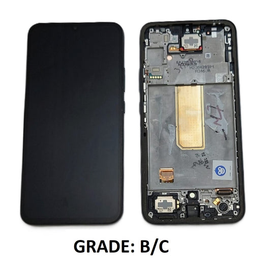 LCD DISPLAY SCREEN SAMSUNG GALAXY A34 5G A346 GRAPHITE (BLACK) - GRADE BC