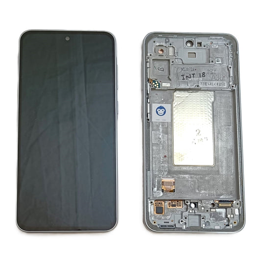 LCD Screen Display Samsung Galaxy A36 5G / A366 WHITE IN FRAME - GRADE AB