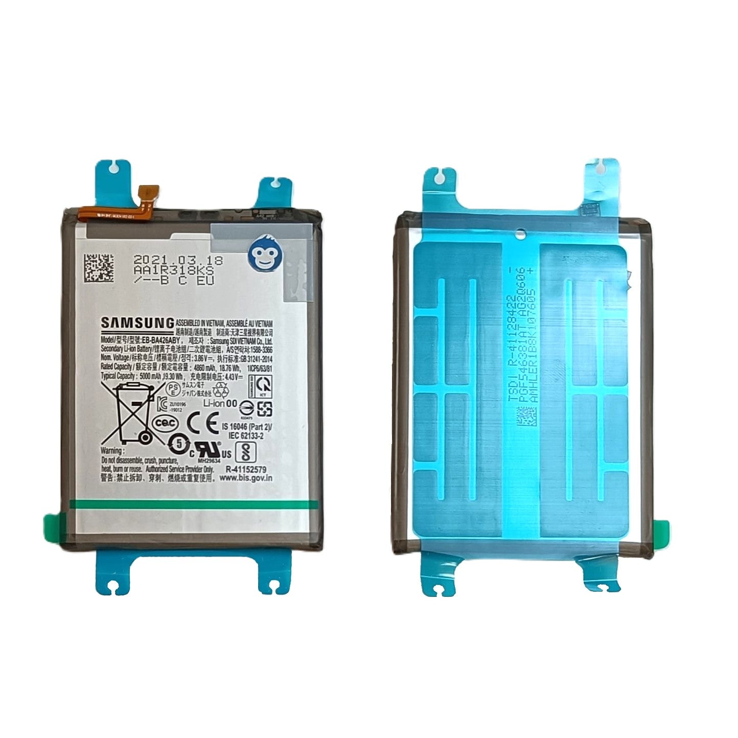 Internal Battery Samsung A426 A42 5G / A326 A32 5G / A725 A72 4G / M225 M22 EB-BA426ABY - NEW