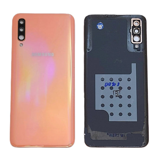 BACK BATTERY REAR COVER PANEL CAMERA LENS SAMSUNG GALAXY A505 A50 (2019) Coral - GRADE AB