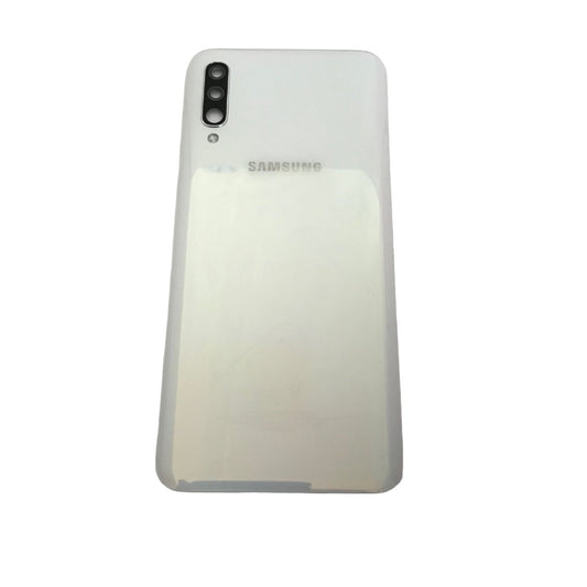 BACK BATTERY REAR COVER PANEL CAMERA LENS SAMSUNG GALAXY A505 A50 (2019) White - GRADE AB