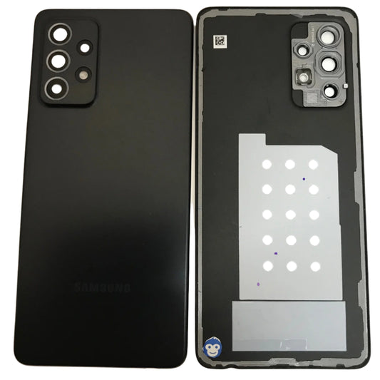 BACK BATTERY REAR COVER PANEL CAMERA LENS SAMSUNG GALAXY A52 4G A525 A52 5G A526 Black - GRADE AB