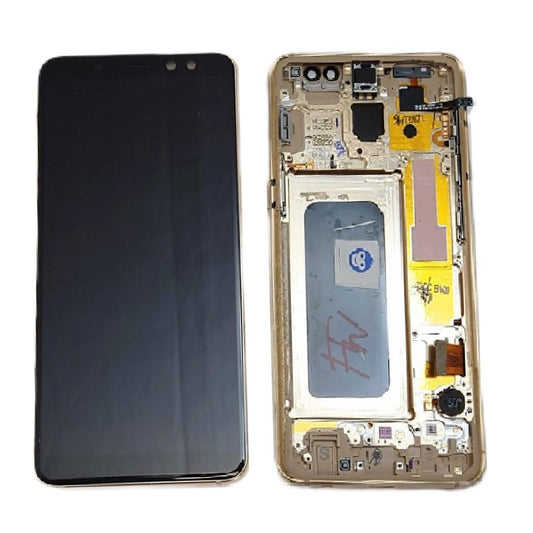 LCD SCREEN DISPLAY Samsung Galaxy A8 (2018) A530 GOLD - GRADE AB