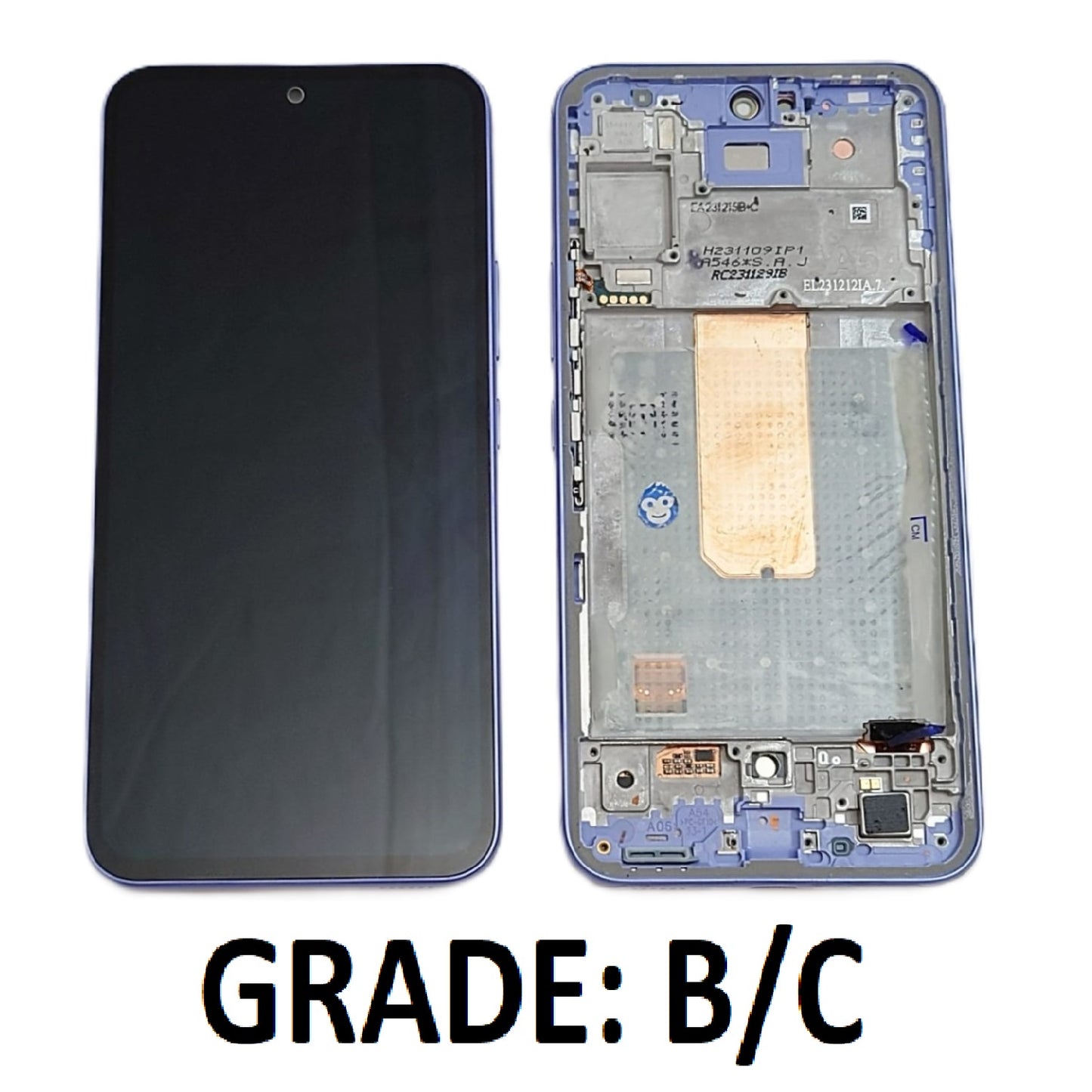 LCD Screen Display Samsung Galaxy A54 5G A546 Violet Lavender - GRADE BC