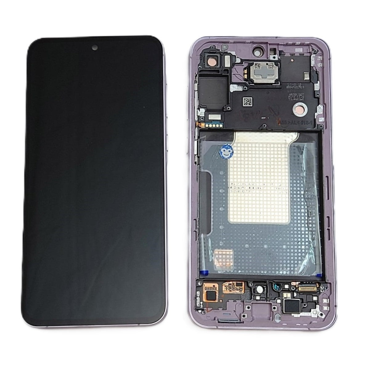 LCD Screen Display Samsung Galaxy A55 5G / A556 LILAC (PURPLE) IN FRAME - GRADE A