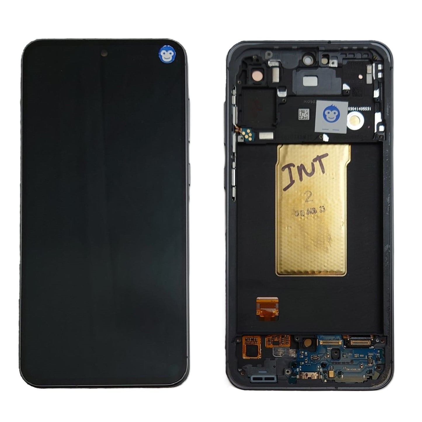 LCD Screen Display Samsung Galaxy A56 5G A566 GRAPHITE (BLACK) IN FRAME - GRADE AB