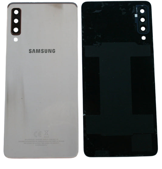 BACK BATTERY REAR COVER PANEL CAMERA LENS SAMSUNG GALAXY A750F A7 (2018) A750 GOLD - GRADE AB