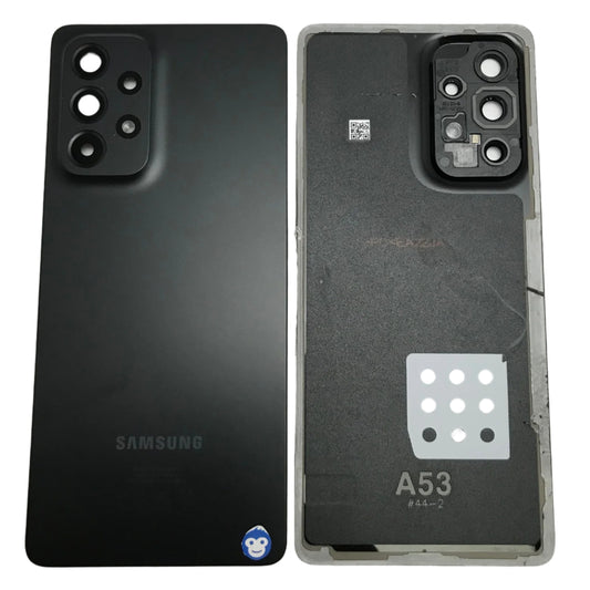 BACK BATTERY REAR COVER PANEL CAMERA LENS SAMSUNG GALAXY A53 5G A536 Black - GRADE AB