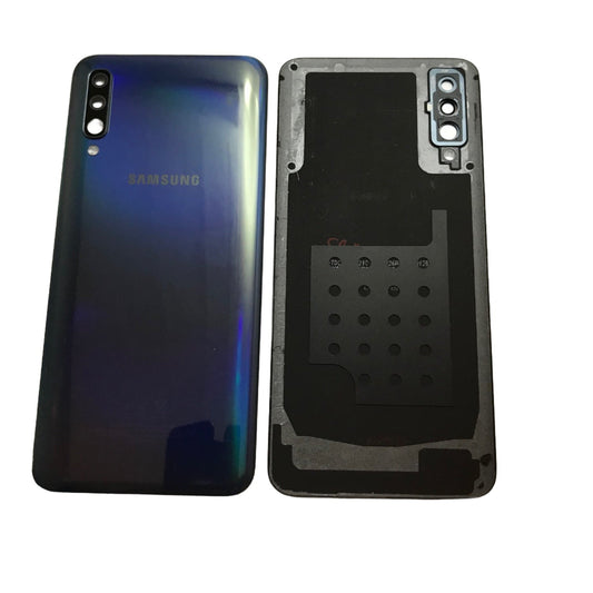 BACK BATTERY REAR COVER PANEL CAMERA LENS SAMSUNG GALAXY A505 A50 (2019) Black - GRADE AB