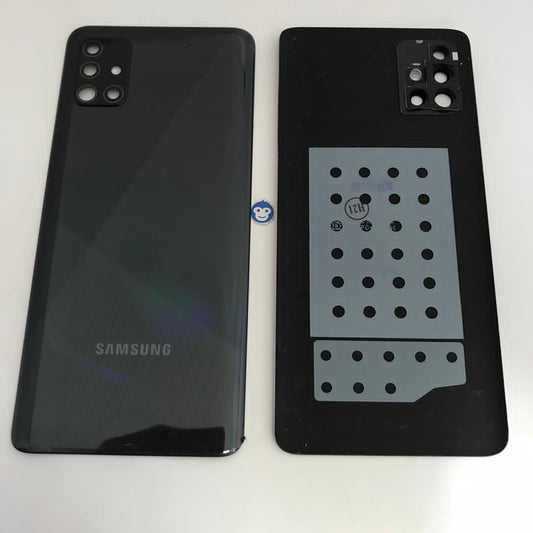 BACK BATTERY REAR COVER PANEL CAMERA LENS SAMSUNG GALAXY A51 A515 Black - GRADE AB