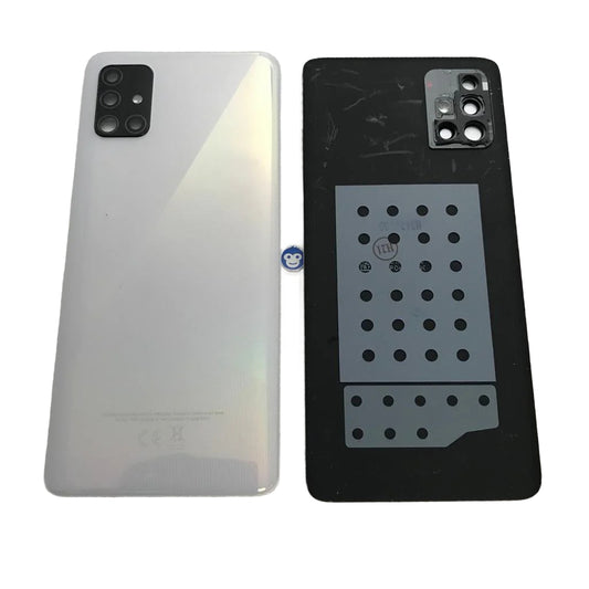 BACK BATTERY REAR COVER PANEL CAMERA LENS SAMSUNG GALAXY A51 A515 White - GRADE AB