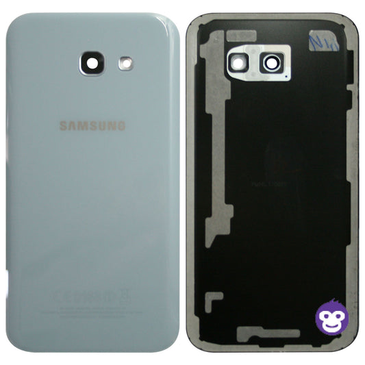 BACK BATTERY REAR COVER PANEL CAMERA LENS  SAMSUNG GALAXY A5 (2017) A520 BLUE - GRADE AB