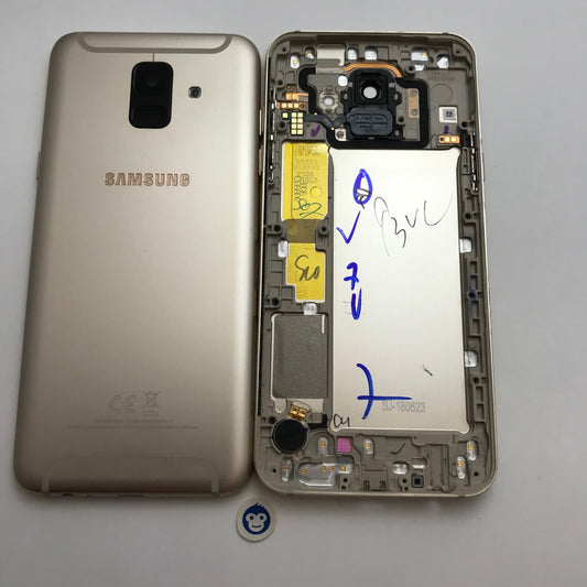 BACK BATTERY REAR COVER PANEL CAMERA LENS SAMSUNG GALAXY A600 A6 (2018) A600 GOLD - GRADE AB