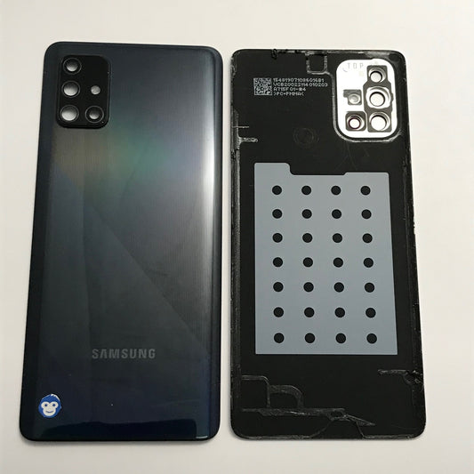 Back Battery Cover Samsung Galaxy A71 (2020) A715 Black - GRADE AB