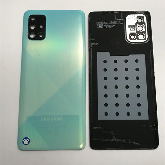 Back Battery Cover Samsung Galaxy A71 (2020) A715 Blue - GRADE AB