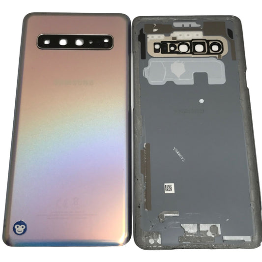 Back Battery Cover for Samsung Galaxy S10 5G G977 Crown Silver - GRADE AB