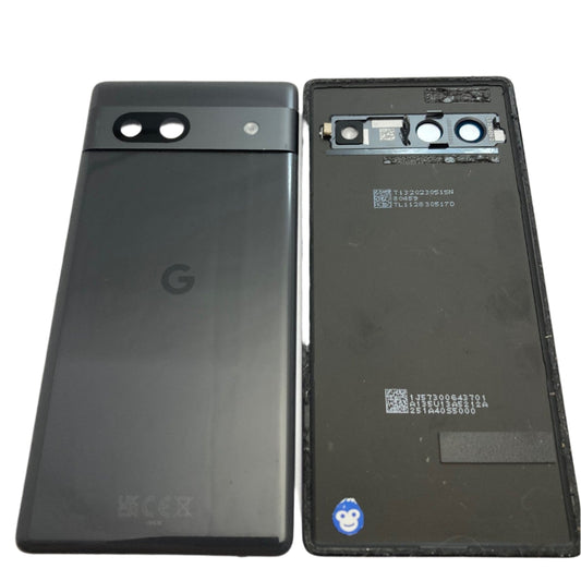 BACK BATTERY REAR COVER CAMERA LENS GOOGLE PIXEL 7A Charcoal (Black) - GRADE AB