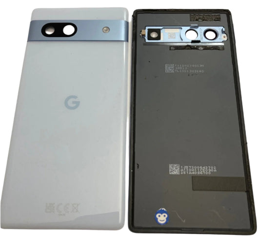 BACK BATTERY REAR COVER CAMERA LENS GOOGLE PIXEL 7A Sea (Blue) - GRADE AB