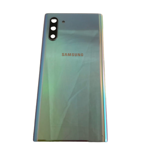 Back battery Cover for Samsung Galaxy Note 10 N970 Silver (Aura Glow) - GRADE AB