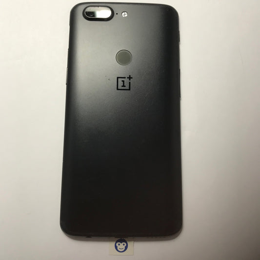 BACK BATTERY REAR COVER  OnePlus 5T BLACK - GRADE AB