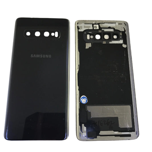 Back Battery Cover Samsung Galaxy S10 G973 Prism Black - GRADE AB
