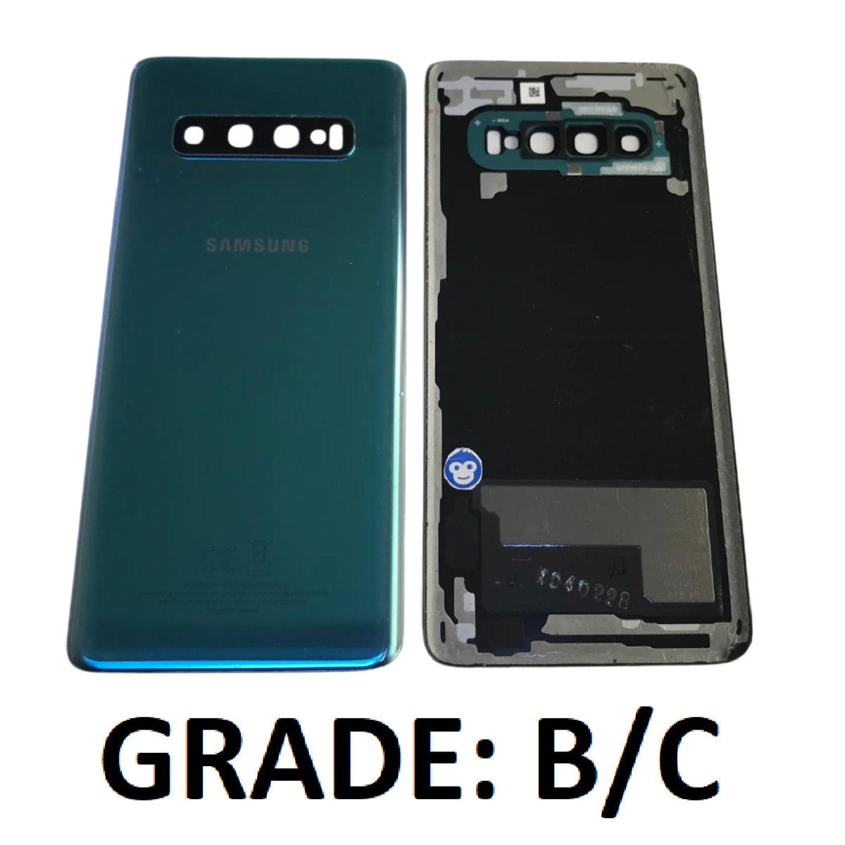 Back Battery Cover Samsung Galaxy S10 G973 Prism Green - GRADE BC