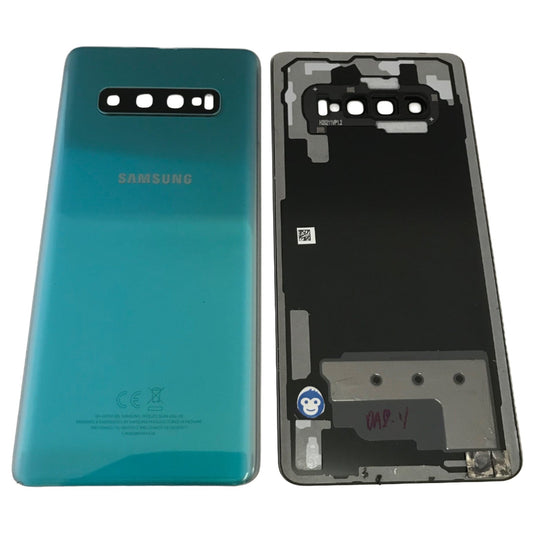 Back Battery Cover Lens Samsung Galaxy S10 G975 Prism Green - GRADE AB