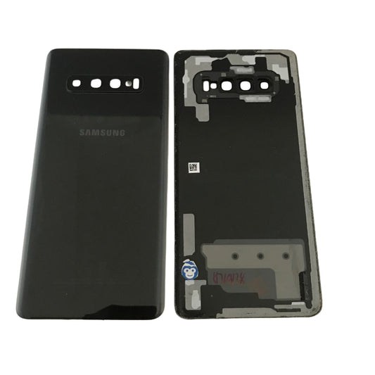 Back Battery Cover Lens Samsung Galaxy S10+ G975 Prism Black - GRADE AB