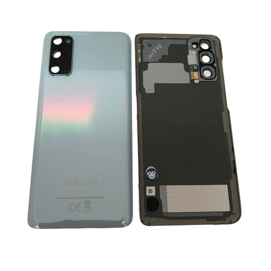 BACK BATTERY REAR COVER PANEL CAMERA LENS SAMSUNG GALAXY S20 / S20 5G G980 G981 CLOUD BLUE  - GRADE AB