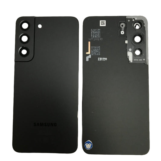 BACK BATTERY REAR COVER PANEL CAMERA LENS SAMSUNG GALAXY S22 S901 BLACK  - GRADE AB
