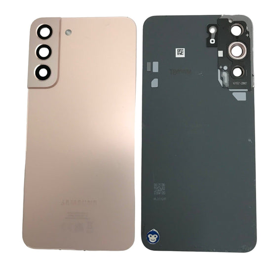 BACK BATTERY REAR COVER PANEL CAMERA LENS SAMSUNG GALAXY S22 PLUS S906 PINK GOLD - GRADE AB