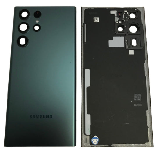 BACK BATTERY REAR COVER PANEL CAMERA LENS SAMSUNG GALAXY S22 ULTRA S908 GREEN - GRADE AB