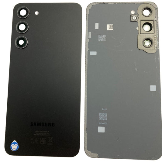 BACK BATTERY REAR COVER PANEL CAMERA LENS SAMSUNG GALAXY S23 PLUS S916 BLACK - GRADE AB