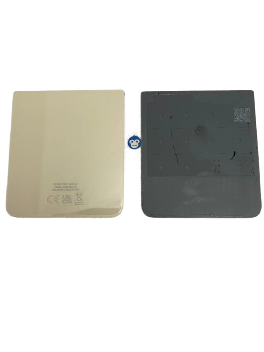 BACK BATTERY LOWER REAR COVER FOR SAMSUNG GALAXY ZFLIP3 5G F711 CREAM - GRADE AB