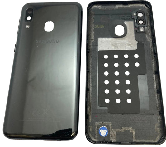 Back Battery Cover for Samsung Galaxy A202 / A20e (2019) Black - GRADE AB